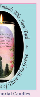 Pet Loss Memorial Candles