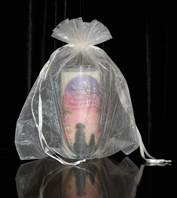 Candles Pet Loss Memorial Candle with Gift/Keepsake Bag