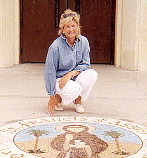 Teresa with St. Francis in desert